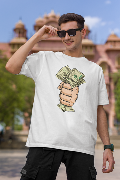Cash Only Back Print T-Shirt